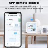 Smart WiFi & Zigbee Temperature Humidity Sensor – Works with Alexa & Google Home