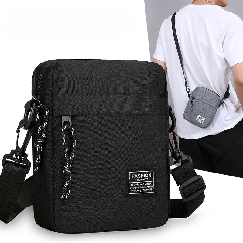 Men’s Nylon Crossbody Chest Bag – Lightweight Business & Casual Sling Bag