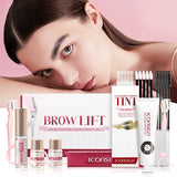 Professional Brow Lift & Eyelash Eyebrow Dye Tint Kit – Long-Lasting, Waterproof, DIY Salon-Quality Combo