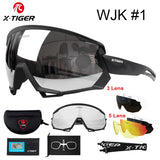 X-TIGER Cycling Sunglasses – Lightweight, UV Protection, Multi-Lens Sports Eyewear for Men & Women