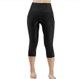 Seamless High-Waist Maternity Yoga Leggings with Pockets – Full-Length, Breathable Stretch Pants