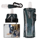 Portable Folding Water Bottle – 0.5L Outdoor Sports Water Bag for Camping and Hiking
