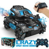 RC Spray Stunt Car – Tanque de waterpolo con control remoto de 2,4 G y acción 4WD