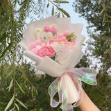 Hello Kitty Plush Bouquet - Sanrio Flower Doll Gift Set (35cm)