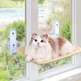 Cat Window Hammock with Super Suction Cups – Removable & Washable Pet Bed