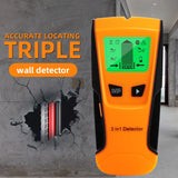 3-in-1 Wall Scanner for Studs, Metal, and Live Wires with LCD Display