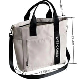 Bolso de mano informal de nailon para mujer: bolso de hombro elegante y duradero