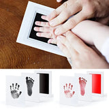 Newborn Baby Hand and Footprint Keepsake Kit – Inkless Print Pad with Imprint Cards