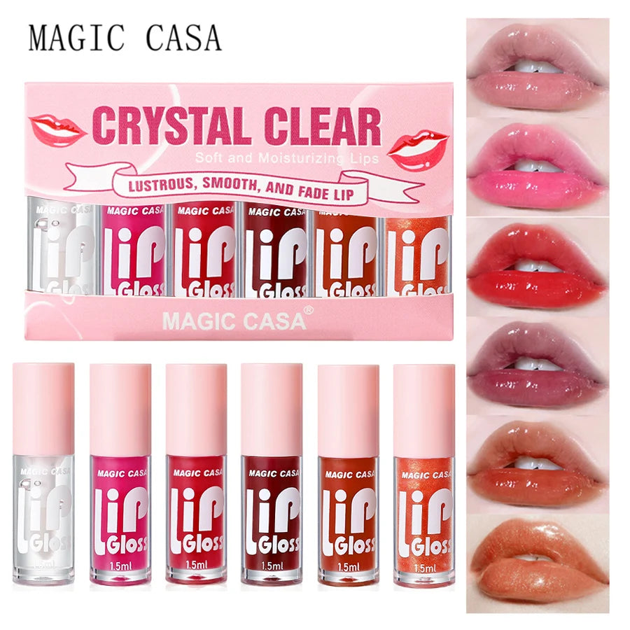 Aceite hidratante para labios en gelatina: cuidado labial duradero, hidratante y brillante