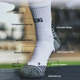 Nano Copper Fiber Compression Socks – Ultimate Odor Control & Performance for Active Lifestyles