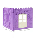 Large Building Block House Set - Doors, Windows & Roof Accessories for Creative Construction Play