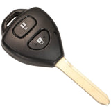 Durable 2/3/4-Button Toyota Key Fob Shell Replacement with Uncut Blade