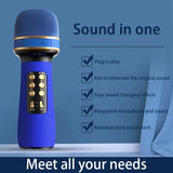Wireless Bluetooth Karaoke Microphone with FM Radio & Sound Effects