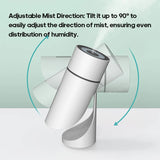 Humidificador ultrasónico portátil, recargable por USB, vapor silencioso, tanque de 260 ml