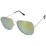 Classic Pilot Sunglasses for Men – Vintage Metal Frame UV400 Driving Shades
