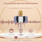 Wireless Bluetooth Karaoke Microphone with LED Lights – Portable Handheld Mic for Home Parties & KTV