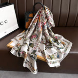 Chic Polyester Scarf & Shawl for Women – Stylish Beach and Everyday Accessory
