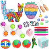 100-Piece Fidget Toy Mystery Box – Stress Relief Toys for Kids & Adults