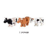 Animal Building Block Set - Farm & Zoo Collection with Goose, Pig, Shark & More