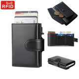 RFID Blocking Trifold Wallet for Men & Women – Slim Microfiber Leather Card Holder
