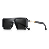 Retro Polygon Sunglasses – UV400 Protection, Trendy Gradient Lenses, Unisex Fashion Shades for Modern Style