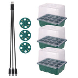 Seed Starter Tray with Full Spectrum Grow Light for Indoor Gardening