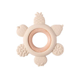 Silicone Baby Teething Ring – Food-Grade, BPA-Free Sensory Toy for Infants & Toddlers