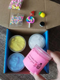 4-Pack Butter Slime Set – Super Soft, Non-Sticky & Safe DIY Slime for Kids
