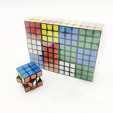 Juego de llaveros con cubo mágico mini 3x3: rompecabezas educativo de 12 piezas y obsequios para fiestas