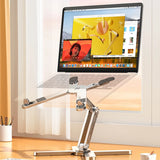 Foldable Aluminum Laptop Stand with 360° Rotation