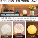 Magnetic Floating Moon Lamp with LED Light – Romantic Ambient Night Light