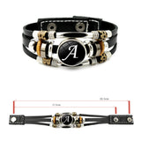Pulsera con letra inicial personalizada: un regalo elegante y significativo para hombres