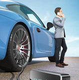 Rechargeable Electric Bike Pump with Digital Pressure Gauge