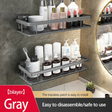 Estante de almacenamiento para baño de acero inoxidable: organizador de pared resistente a la oxidación