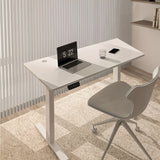 Modern Stainless Steel Office Desk – Sleek Commercial Furniture for Home or Office Workstations