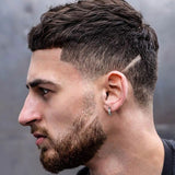 Men’s Stainless Steel Hoop Earrings – Hypoallergenic Small Silver Hoops