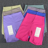High-Waisted Yoga Shorts with Pockets – Slim Fit Workout & Running Shorts