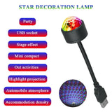 Miniproyector LED de estrellas con USB: luz regulable para el techo del coche y la habitación