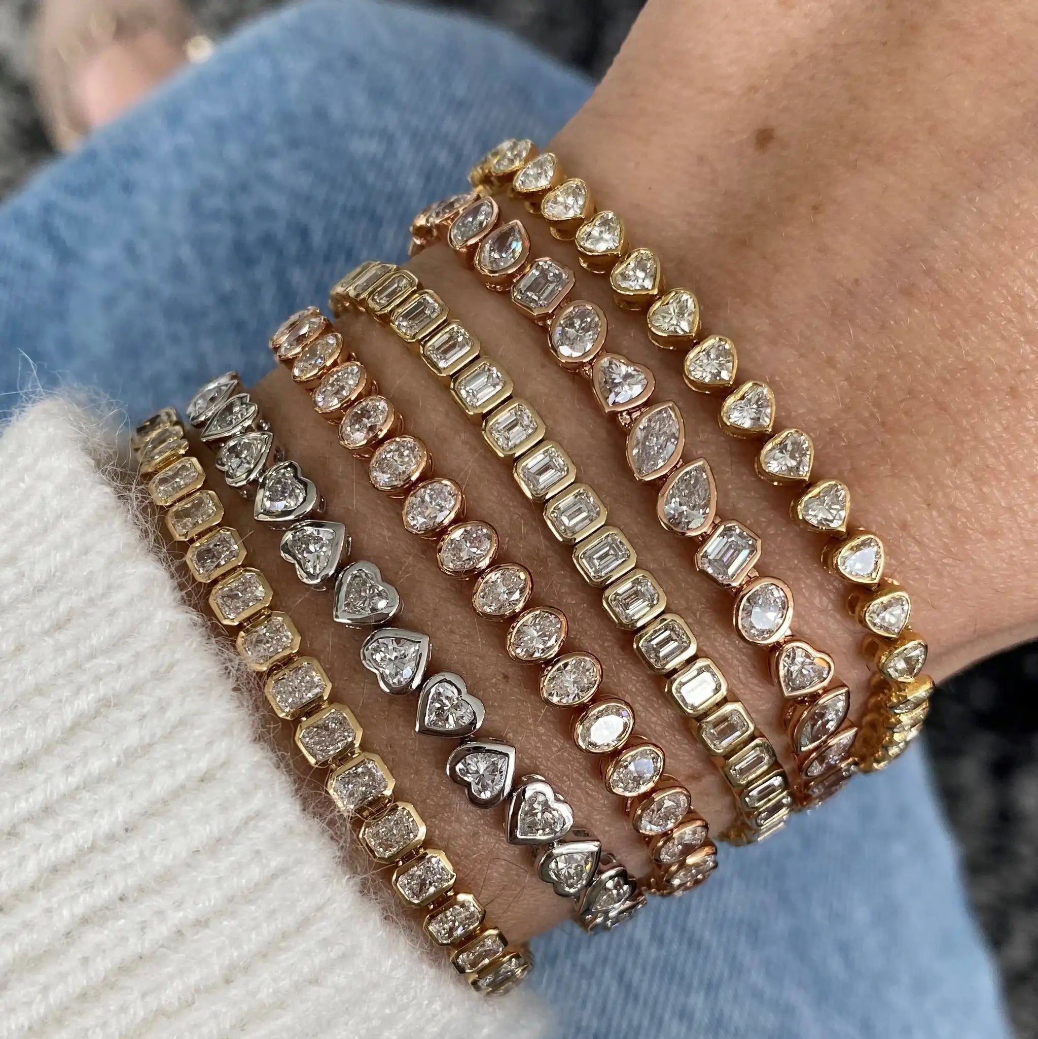 Elegant Cubic Zirconia Tennis Chain Bracelet for Women