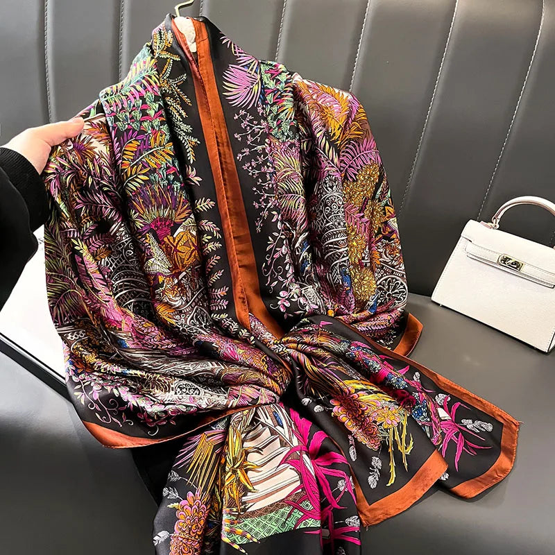 Chic Polyester Scarf & Shawl for Women – Stylish, Versatile, and Perfect for All Seasons