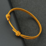 Adjustable Lucky Red Thread Best Friend Bracelet – Ethnic Nautical Rope Design