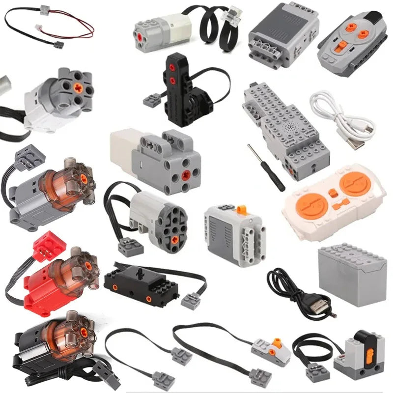 High-Tech Building Block Power Function Kit for MOC Creations