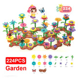 DIY Flower Garden Building Blocks Set – Creative STEM Educational Toy for Kids Ages 3-12