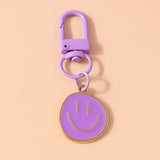 Trendy Smile Face Keychain for Women – Cute Alloy Bag Charm & Key Ring