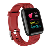 Reloj inteligente CHAONB 116 Plus: rastreador de actividad física con monitor de frecuencia cardíaca, monitor de sueño y modos multideportivos