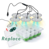 LED Grow Light Seed Starter Kit - Indoor Germination Tray with Transparent Dome
