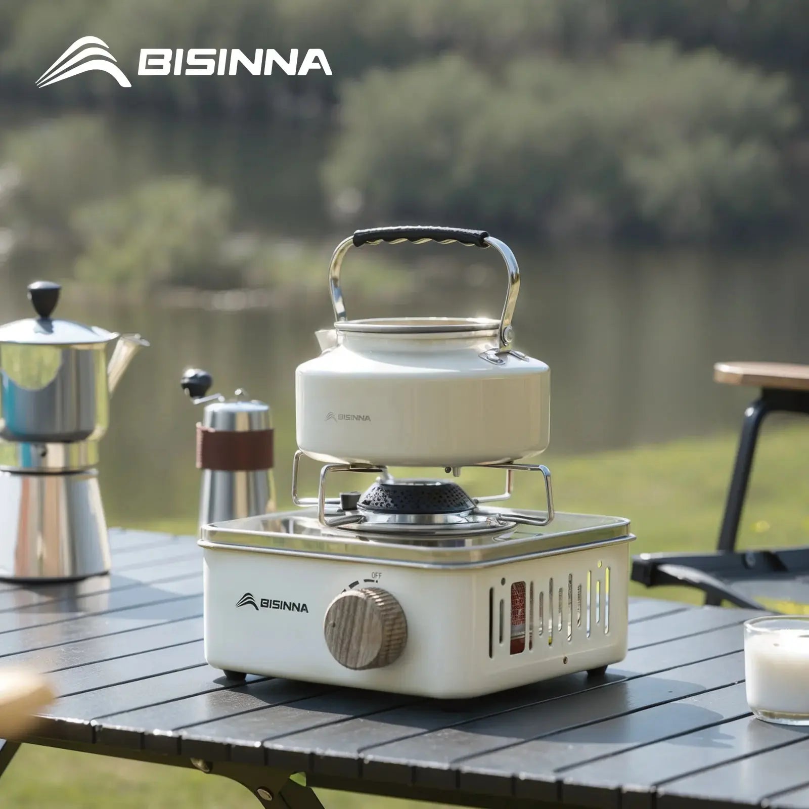 Estufa de gas portátil para acampar de 2800 W | Quemador de gas para exteriores de alta potencia