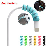 Silicone Spiral Cable Protector – Prevents Fraying & Extends Cable Life