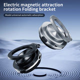 360° Rotatable Magnetic Car Phone Holder with Intelligent Vacuum Suction
