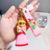 Super Mario Bros Keychain - Cute Character Figure Pendant & Collectible Toy